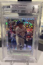 2022 TOPPS CHROME UPDATE Julio Rodriguez Xfractor /99 RC Rookie SP SSP Beckett 9