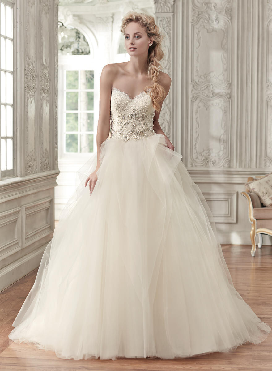maggie wedding dress grey's anatomy Sottero Aracella Gown Bridal 10 Ivory Lace Tulle Bling flower boots