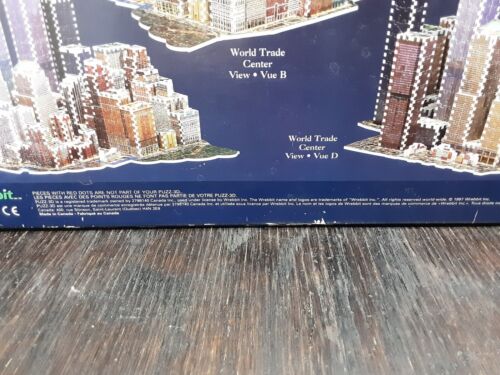 PUZZ3D New York City 3D Puzzle 3141pc Twin Towers NYC Vintage 1997 Wrebbit - Picture 5 of 12