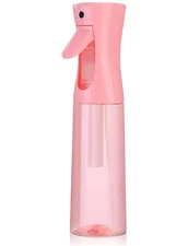 Pink Hair Spray Bottle Ultra Fine Groomer Continuous Water Mister Healthy 10 Oz.