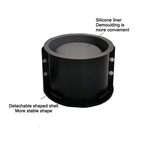 Silicone Planter Mold, DIY Flower Pot Mold Large Concrete Round Silicone Moul... - Picture 8 of 8
