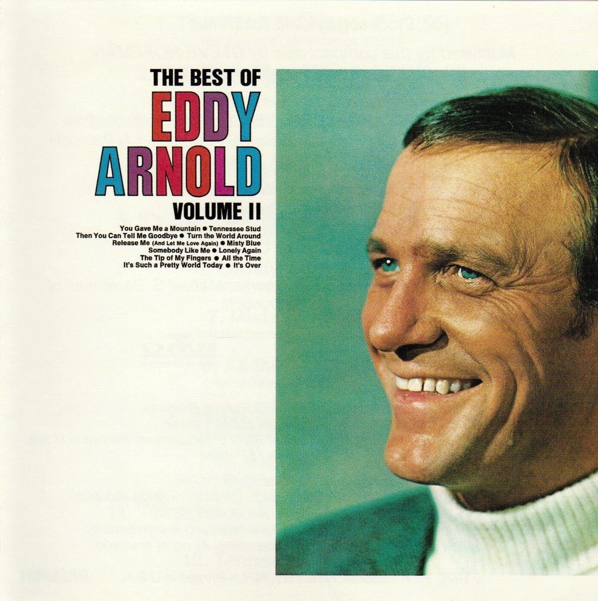 The Best of Eddy Arnold, Volume 2 (CD, 1998, BMG The Best of Eddy Arnold, Volume 2 (CD, 1998, BMG