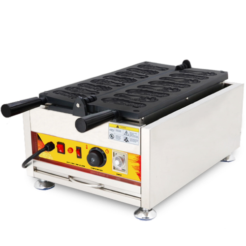 Nonstick Commercial Electric Merlion Shaped Waffle Maker Machine Baker - Video 1 of 1