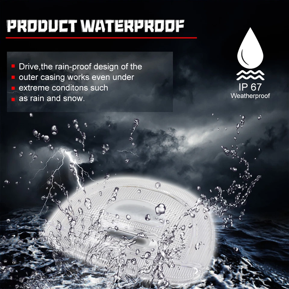 Lente transparente para Ford F150 teto teto cabine cúpula carga YF1Z-13783-CA - Imagem 4 de 4