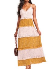 SHOW ME YOUR MUMU Emira Maxi Dress Itsy Ditsy Floral Cottage Prarie Core Size M