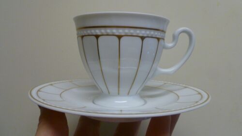 JUEGO DE 6 TAZAS DE TÉ Y PLATILLOS DE PORCELANA TIRSCHENREUTH "VISCONTI" BAVIERA ALEMANIA - Imagen 6 de 12