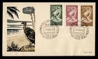 DR WHO 1952 SPANISH IFNI FDC BIRD SEMI POST COMBO R83807