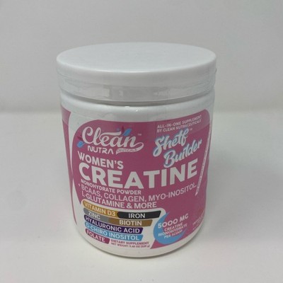 Clean Nutraceuticals Women s Creatine Shelf Builder, Tropical Orange 269g