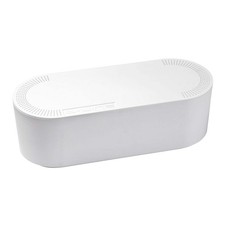 D-Line Large Cord Organizer Box - White