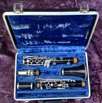 King Tempo B-Klarinette + Koffer mit Selmer Goldentone Mundstück aus ca. 1976