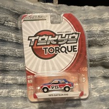 Greenlight Tokyo Torque Series 6 Datsun 510 1973 Blue 1:64 Diecast LE