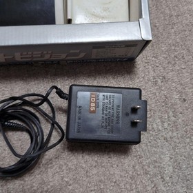 Junk EPOCH SUPER CASSETTE VISION Console with Box, Manual & Postcard + Game Rare