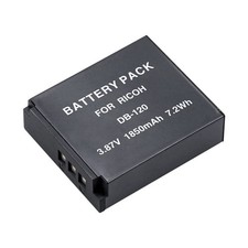DB-120 1850mAh Rechargeable Battery for Ricoh GR IV/Monochrome/HDF/
