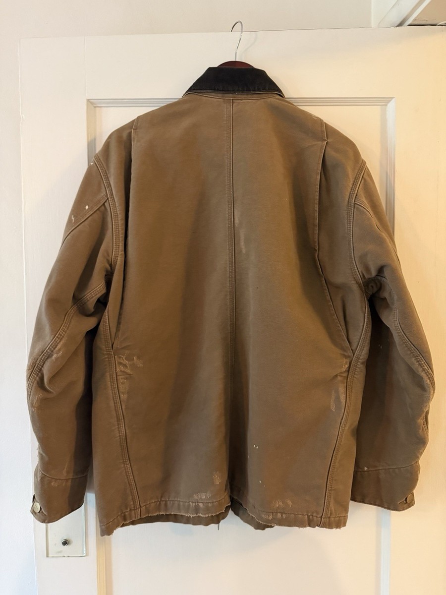 Heron preston x carhartt jacket Small | eBay