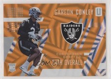 2017 Panini Unparalleled Class of Rookie Orange 20/99 Gareon Conley #235 a8r