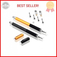 MEKO 2 Pcs 2 in 1 Precision Series Disc Stylus/Styli for All Touch Screen Dev