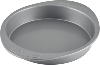 Farberware Nonstick Bakeware 9 Inch round Cake Pan, Gray
