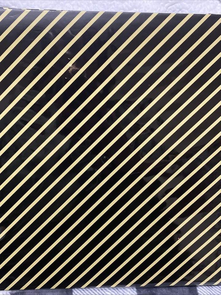 Álbum de recortes Recollections 12”x12” - Rayas brillantes negras y doradas - 30 páginas Foto 2 de 4