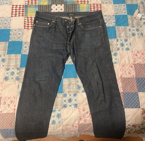 APC Jeans Men's Standard Indigo Selvedge Denim Size 32x34