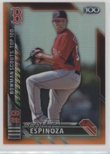 2016 Bowman Scouts' Top 100 Orange Refractor 20/25 Anderson Espinoza #BTP-9 0af