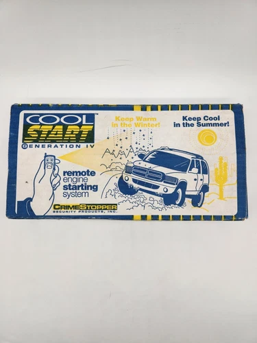 Crimestopper Cool Start RS-900 Remote Start System w/ Keyless Entry - New in Box