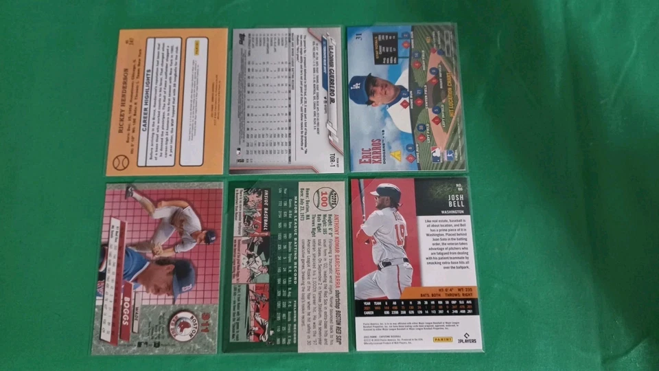 Lote de 18 tarjetas de béisbol MLB Star HOFers Nomar Garciaparra Wade Boggs Vlad Jr  Foto 2 de 4