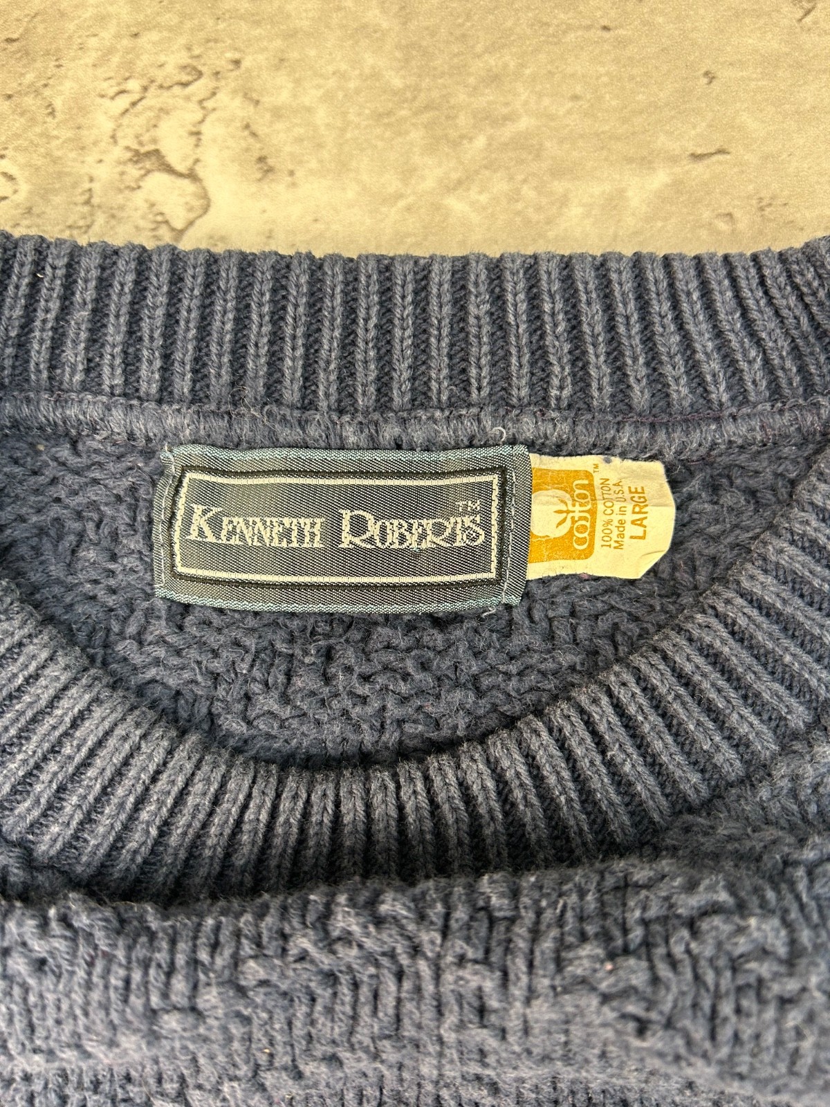 Vintage Zig Zag Striped Solid Print Pullover Knit… - image 3