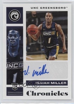 2021-22 Panini Chronicles Draft Picks Rookie Signatures Isaiah Miller Auto 0v2
