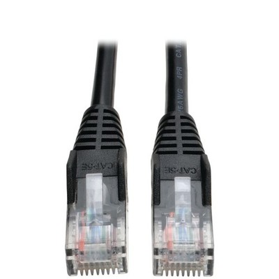 Tripp Lite By Eaton N001-025-Bk Cat-5/5E Snagless Molded Solid Utp Ethernet Cab