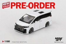 (Pre-ordine) MINI GT #1180 Toyota Alphard 40 KUHL bianco LHD modellino auto pressofuso