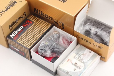 ニコン未使用S3ブラックリミテッドエディション WニッコールS50mmf1.4付 Nikon S3 Limited Black – FLASHBACK CAMERA