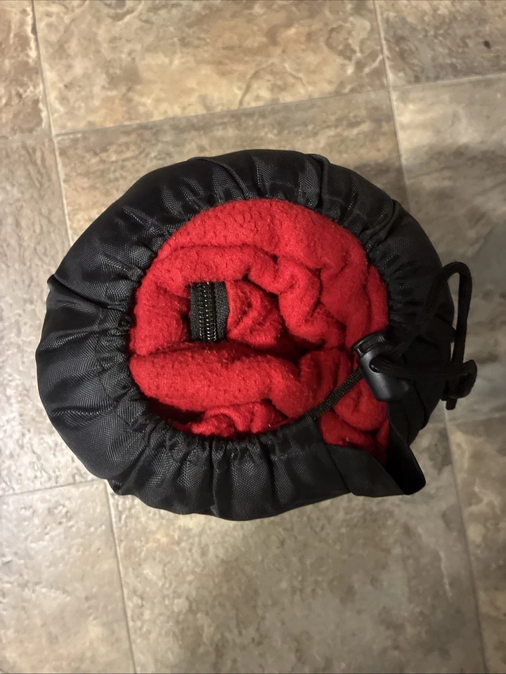 Saco de Dormir 50 Grados Vellón Negro 33"x75" Camping Supervivencia Emergencia Desastre Foto 4 de 4