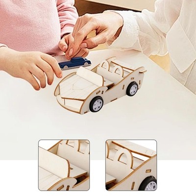 3D Holzpuzzle Auto Spaß Handwerk Party Gastgeschenk Modellierungsset für Geburtstagsgeschenke