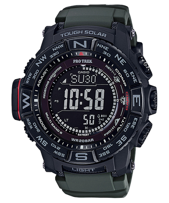 #ad #ad new CASIO Pro Trek Quartz Solar Atomic Triple Sensor Compass Watch prw 3510y 8cr $289.99