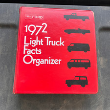 1972 Ford Light Duty Truck Salesmans Showroom Facts Bronco Dealer Book Ranchero 1972 Ford Light Duty Truck Salesmans Showroom Facts Bronco Dealer Book Ranchero