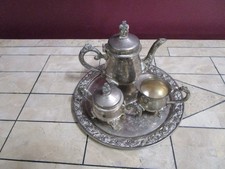 Vintage Child's tea set Victorian rose 4 pieces Indonesia