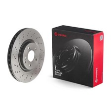 2x BREMBO Bremsscheibe PRIME LINE - UV Coated 09.A448.21 f&uuml;r MERCEDES KLASSE CLK