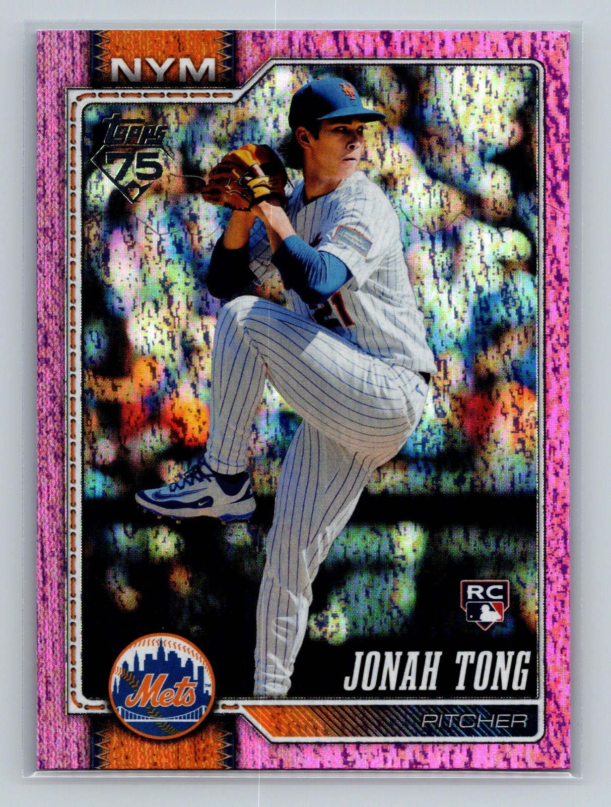 2026 Topps Jonah Tong #4 Pink Holo Foil (RC)