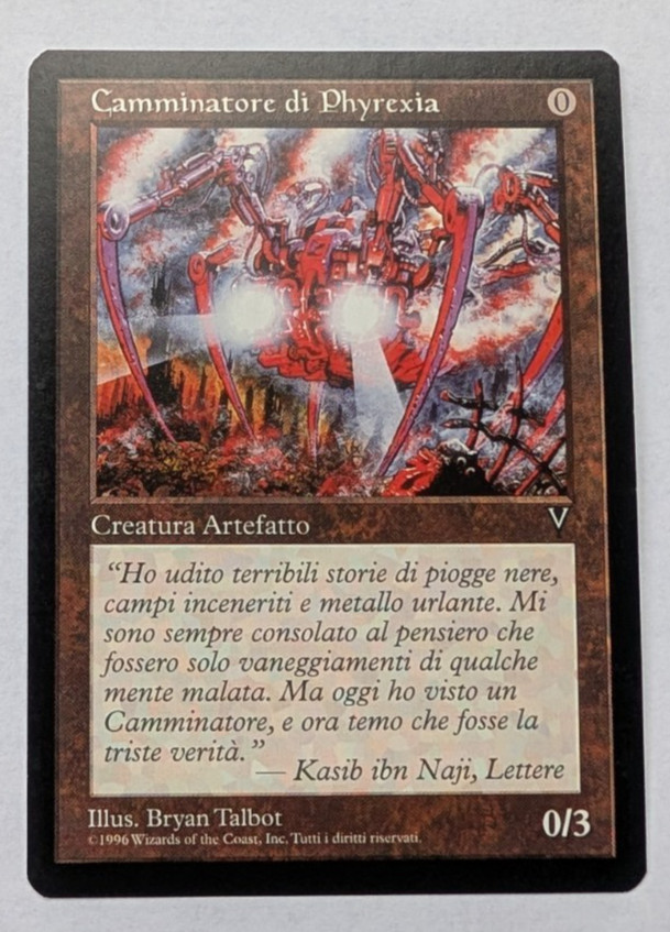 Magic Mtg Italian Visions Phyrexian Walker   near mint