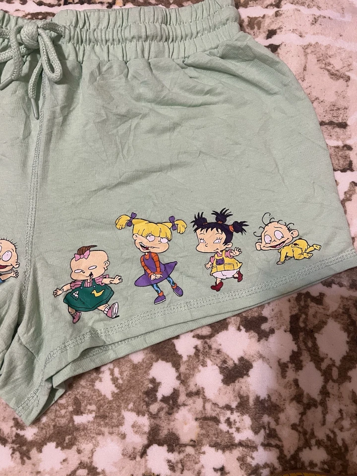 Nickelodeon девочек большой Джерси Knute шорты желтый Губка Боб Rugrats REN Rocko - Изображение 2 из 4