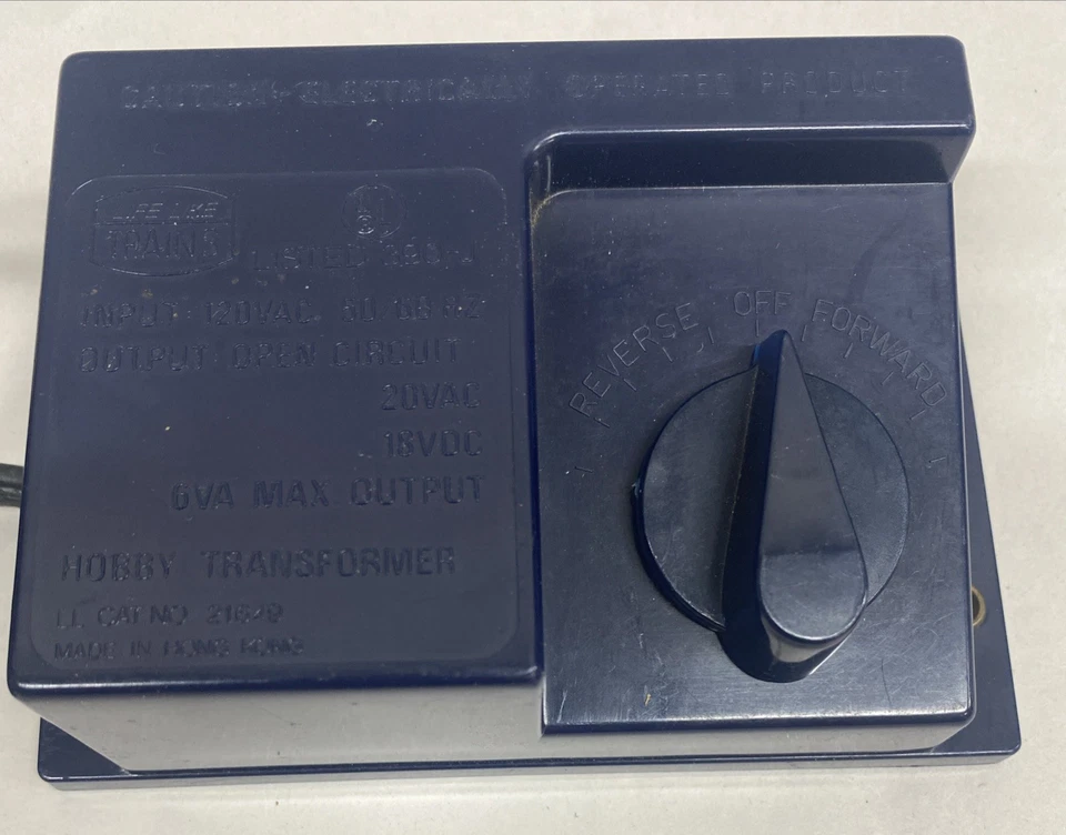 Life-Like Ho Scale Model Railroad Train Hobby 6V Transformer Tested 21649 - Image 2 of 4