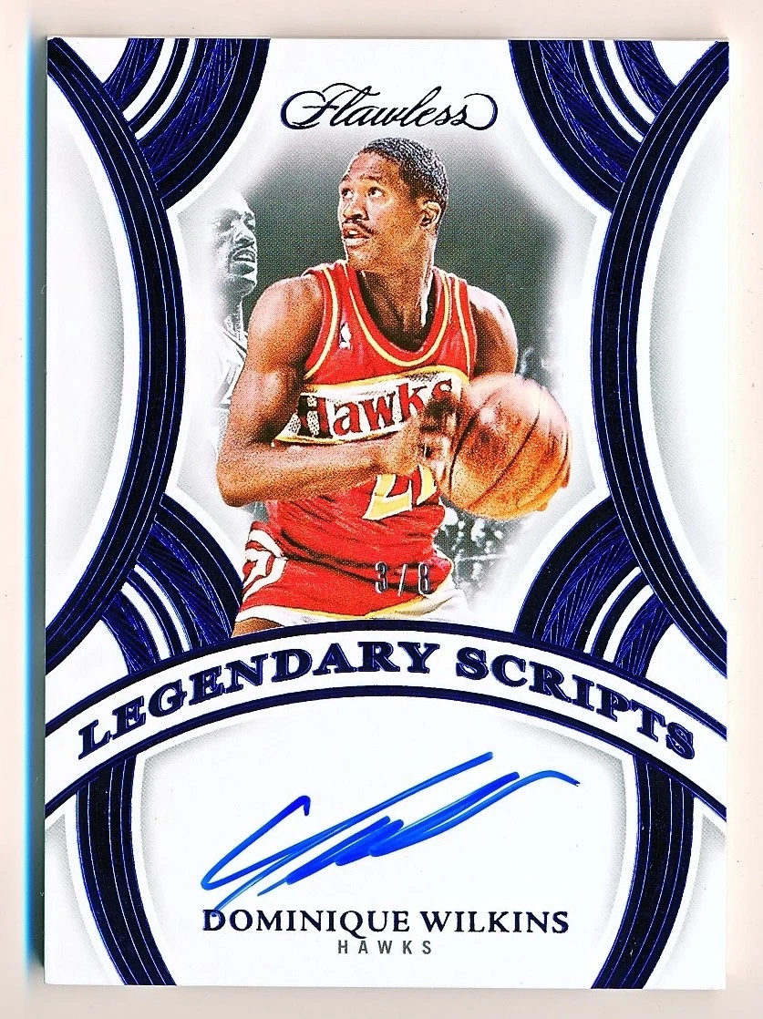 Panini Dominique Wilkins Basketball Autographed Sports Trading 