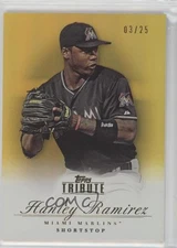 2012 Topps Tribute Gold 3/25 Hanley Ramirez #64 11fl