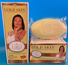 Gold skin clarifying body lotion with Argan Oil 250ml  Soap