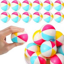 Mini Rainbow Beach Stress Balls Soft PU Foam Stress Relief Toys for Kids Adult