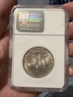 Old NGC Slab ANA Sticker 1945 50c Silver Walking Liberty Half Dollar NGC Ms66 — photo 6