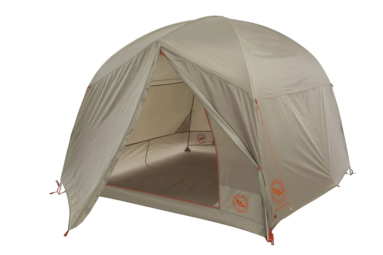 Big Agnes Spicer Peak 6-Person Tent Olive 3-Season Freestanding 2 Doors