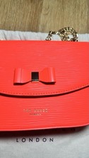 Neon Orange Bow Shoulder Bag - Hardly Used,