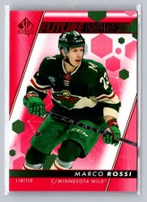 2022-23 SP Authentic - Marco Rossi Future Watch Limited Red #104 Minnesota Wild
