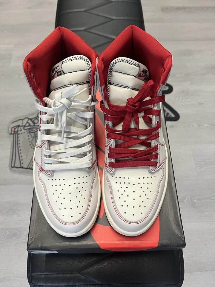 Talla 10.5 - Air Jordan 1 Retro OG High Phantom Con Caja Original Foto 2 de 4